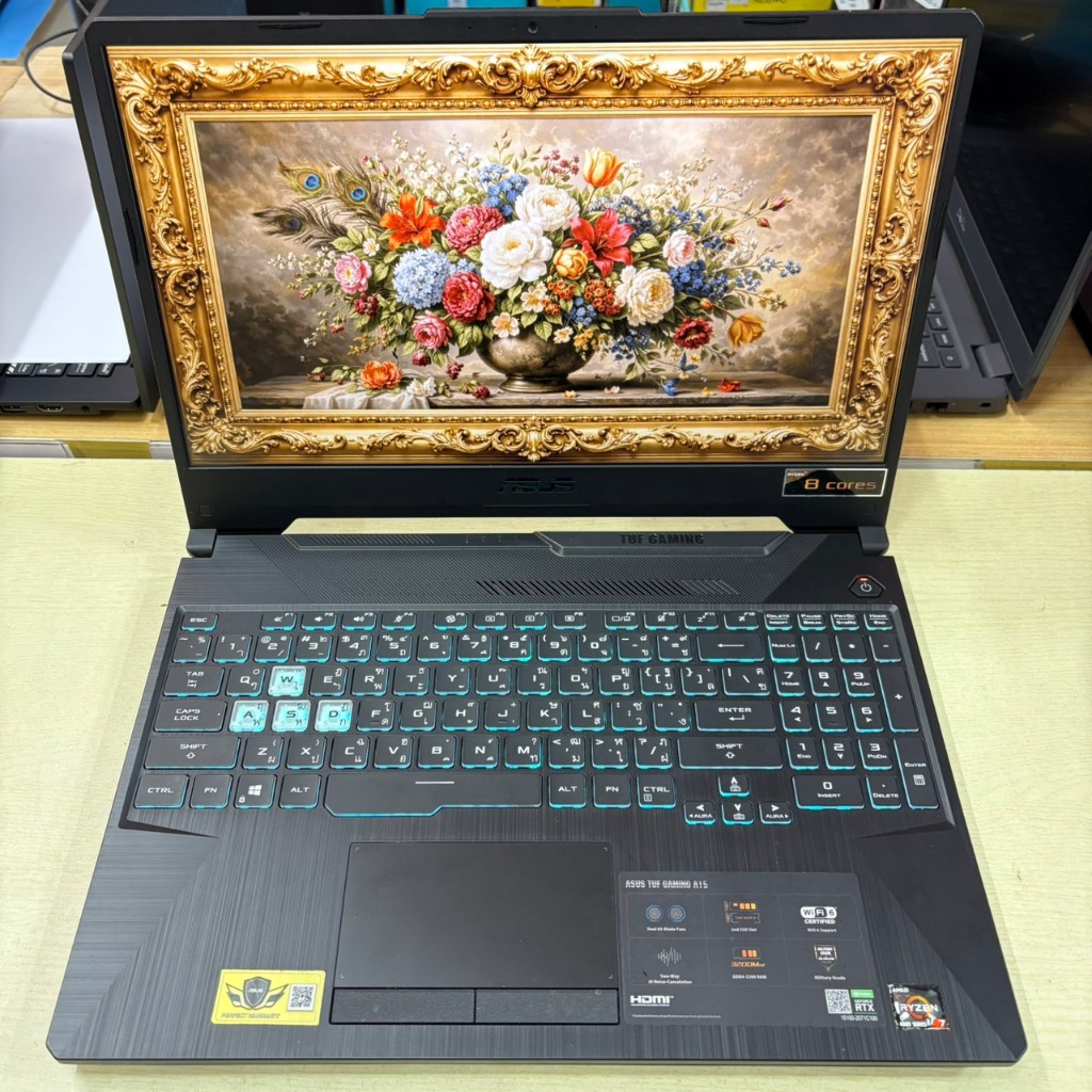 ASUS  TUF  GAMING  A15  FA506IC - HN011T  สภาพเครื่อง  85%