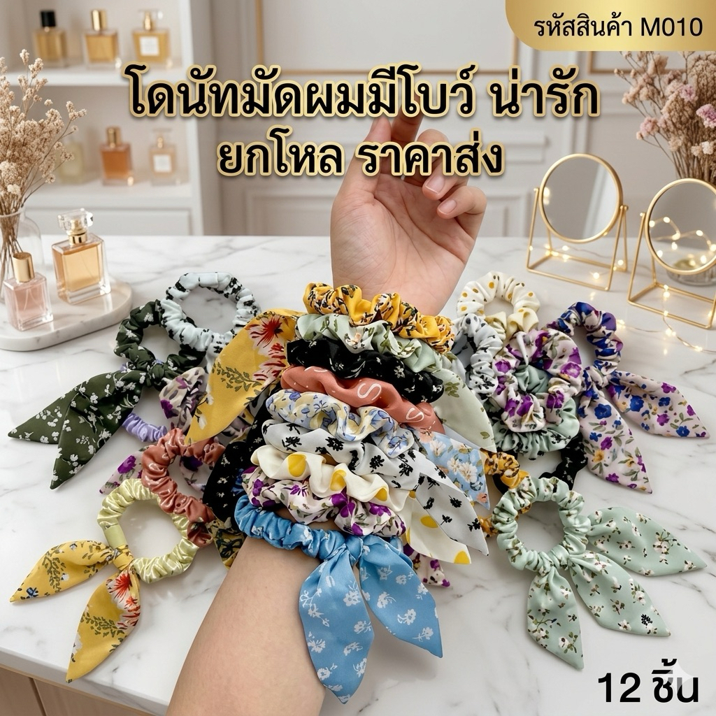 🔥ยกโหล🔥 โดนัทเกรียวเล็กคละสี E0021