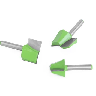 ดอกทริมเมอร์ มิลลิ่ง แกน 1/4" (6.35มิล) มีหลายขนาดให้เลือก สำหรับงานไม้ อื่นๆ