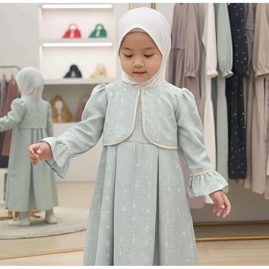 Zarina ชุดเด็ก(เดรสกั๊กผ้าคอตตอน)