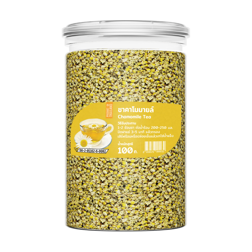 ชาคาโมมายล์ ชนิดซอง แท้ มี อย. แบรนด์ไร่พระจันทร์ (Camomile Pure ชา ดอกคาโมมายล์ คาโมมาย)