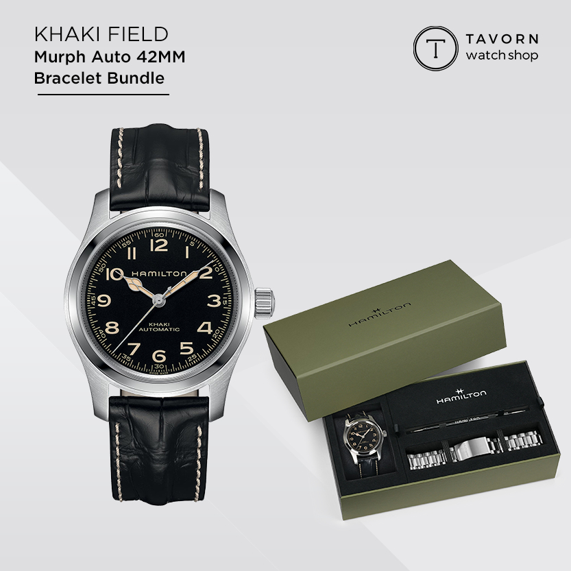 นาฬิกา Hamilton KHAKI FIELD Murph Auto 42mm Bracelet Bundle  รุ่น H70605732