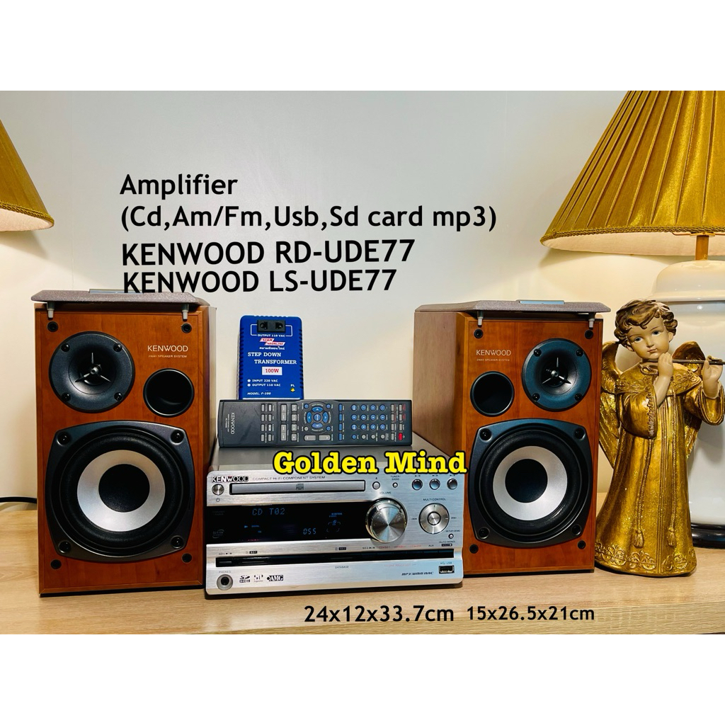SET-01-180426 KENWOOD RD-UDE77 ชุดเครื่องขยายเสียงมือสองจากประเทศญี่ปุ่น