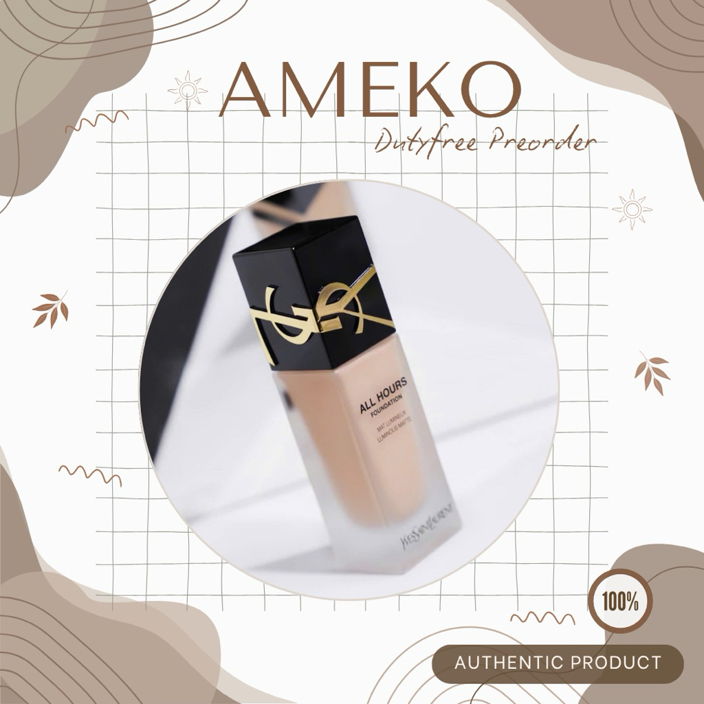 YSL 🇯🇵: รองพื้น All Hours Foundation Luminous Matte vat✔️