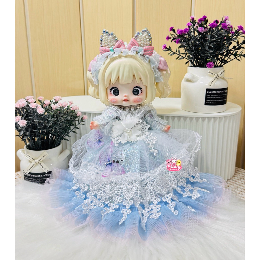 พร้อมส่ง👘ชุดตุ๊กตา(เฉพาะชุดตุ๊กตา) Size 10-12cm. Size mini ไซส์เล็ก🐰แบบสุ่ม 1ชุด💖