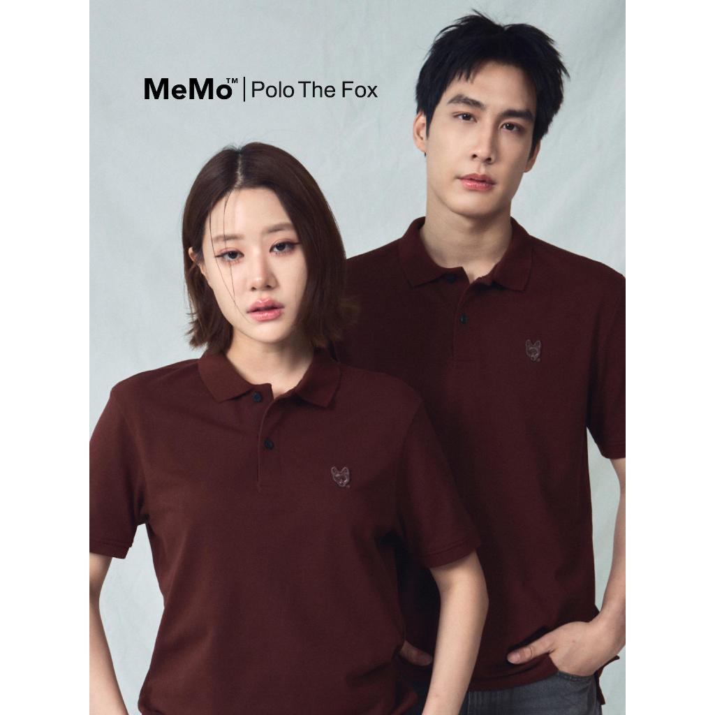 MeMo™ | Polo The Fox | เสื้อโปโลเมโม่ ปักโลโก้พรีเมียม ผ้า Pique นุ่ม ทรงสวย ใส่สบาย