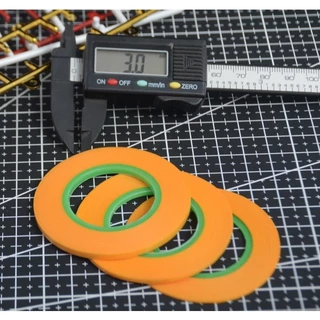 เทปบังพ่นสี Washi Masking Tape เกรดพรีเมียม (ขนาด 1mm / 2mm / 3mm)