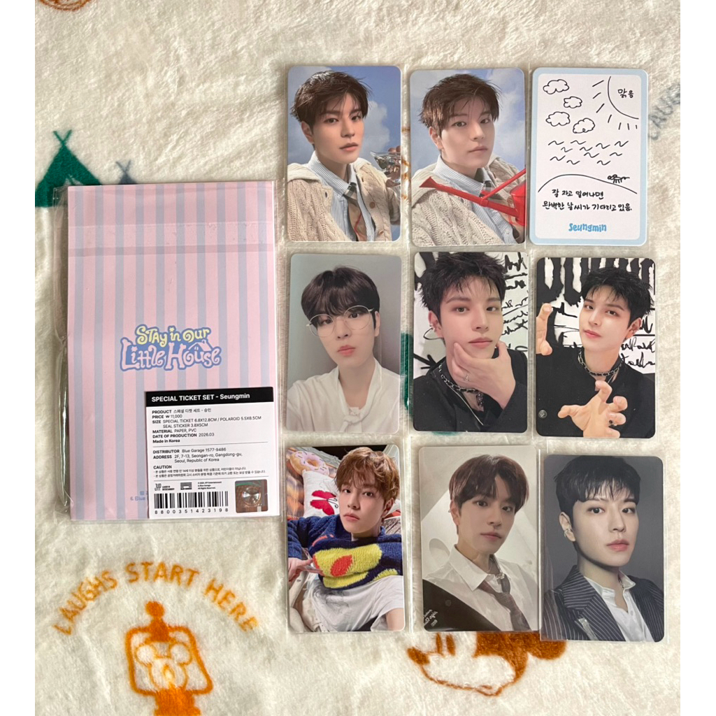 พร้อมส่ง การ์ดซึงมิน seungmin straykids