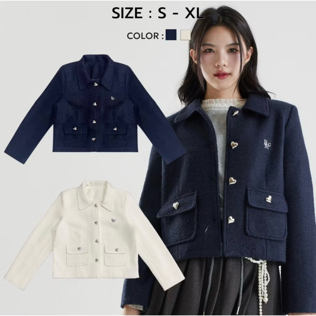 ส่งต่อ* Bemingtop756(S-XL) - BMG Knit Cardigan Ver.27 คาร์ดิแกนคลุมโค้ท ผ้าถักงานนิ่ม คอปกเรียบหรู