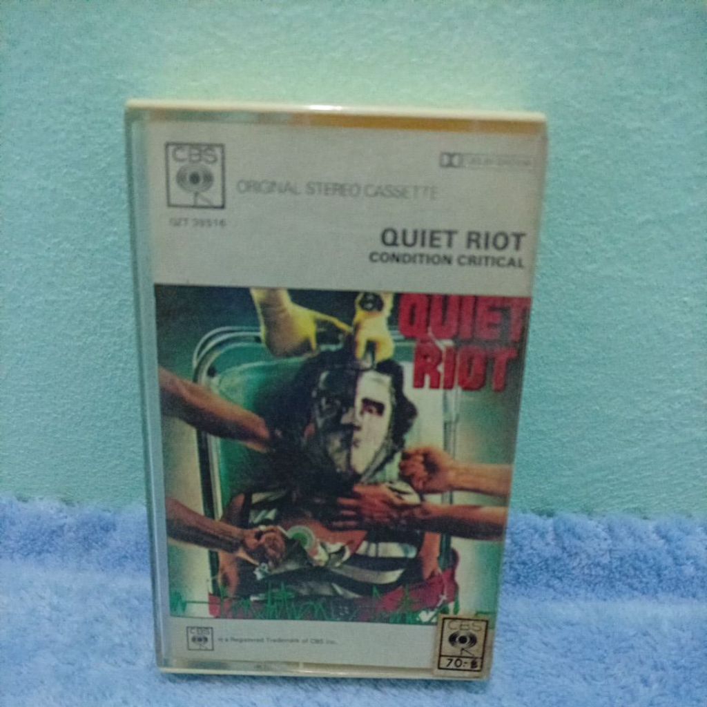 Tape Cassette QUITE RIOT Condition Critical 1984