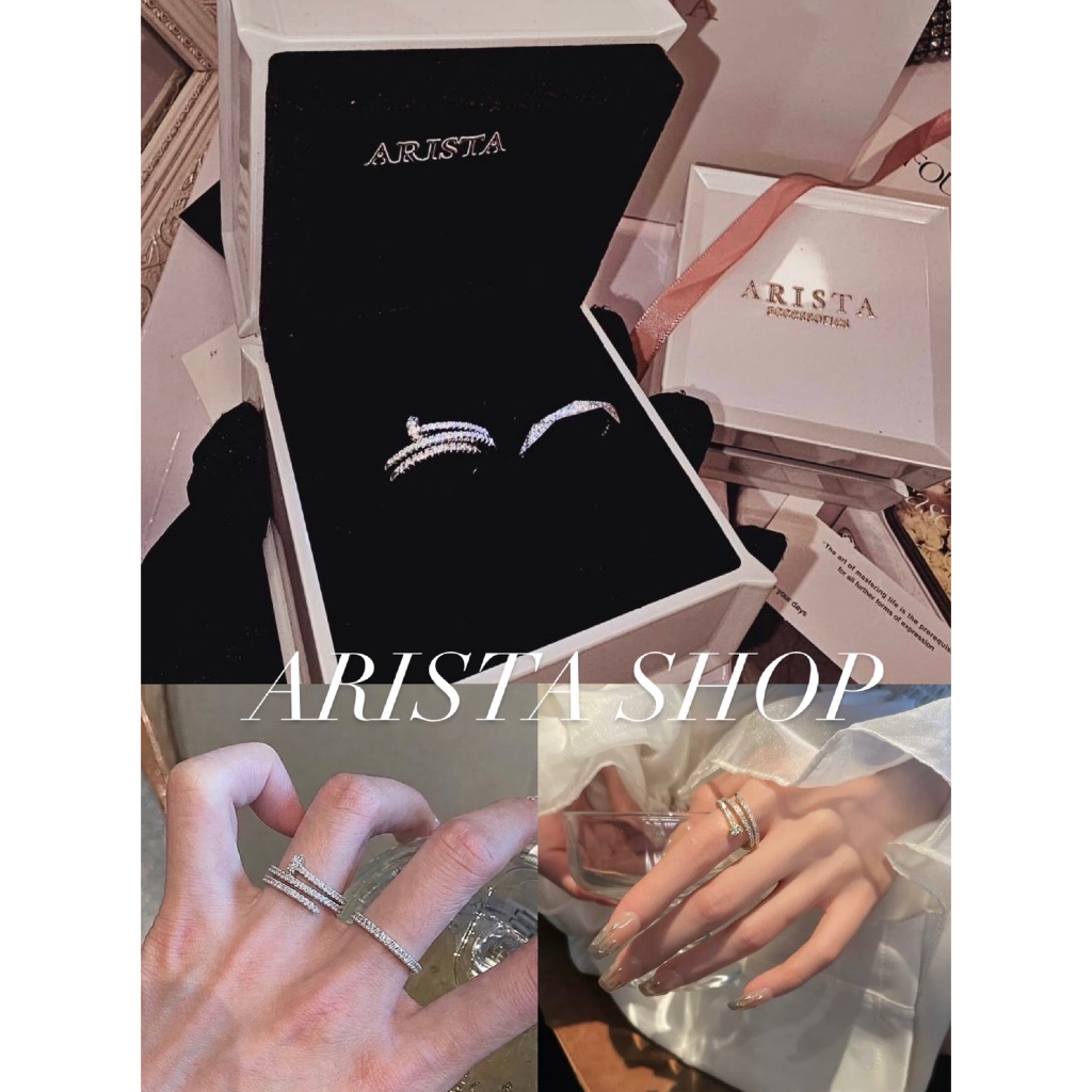 ❌พร้อมส่ง ส่งไว❌ เซทแหวน ARISTA รุ่น Twilight ( ได้2 วง)