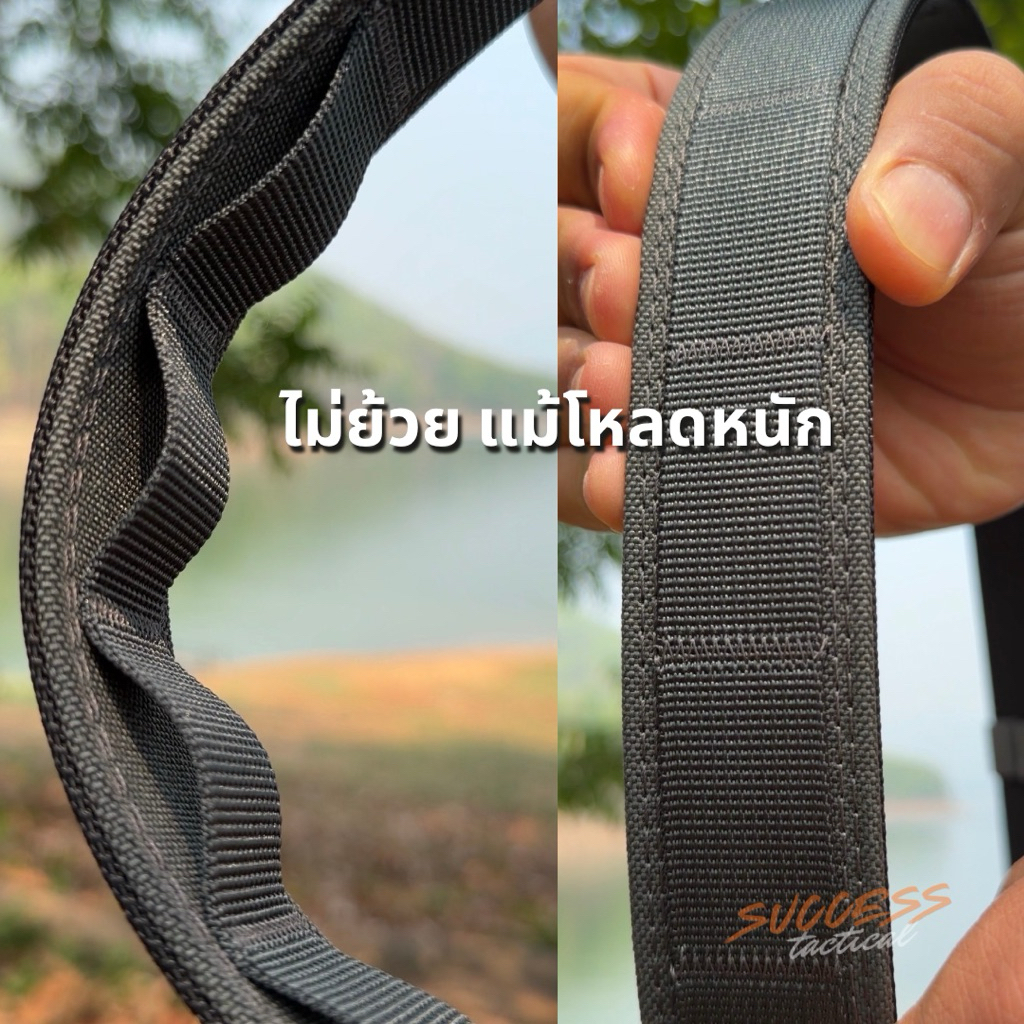 Lock เข็มขัดสนามหัวปลดไว ไนล่อน 1100D+ฟิล์ม PE สายแข็งแรงใส่อุปกรณ์เสริมได้ ราคา ถูกที่สุด ดีลบีเคเค แกลเลอรีภาพที่ 2