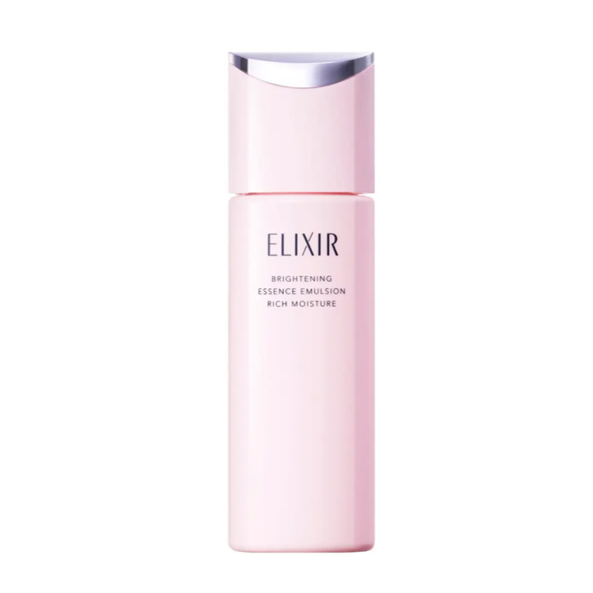 ELIXIR Brightening Essence Emulsion Rich Moisture 130ml. อิลิคเซอร์ ไบรท์เทนนิ่ง มอยส์เจอร์ อิมัลชั่