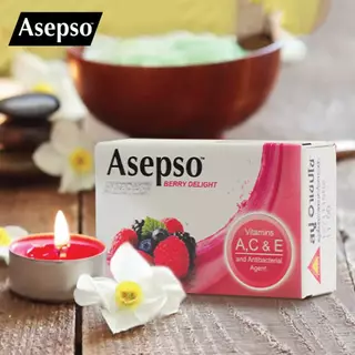 สบู่อาเซปโซ 7สูตร ขายยกแพ็ค แพ็ค3/4 ก้อน Asepso
