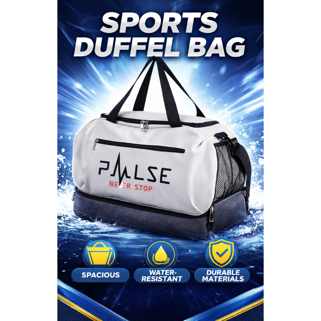 Pulse - Exercise Bag Training Bag Waterproof Travel Bag, Large space