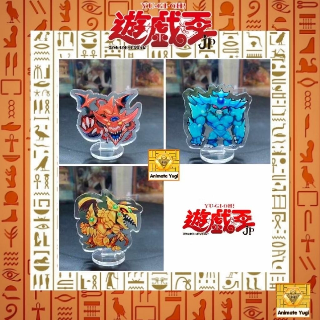 🌟Yu-Gi-Oh! DIY โมเดลยูกิอะคริลิค yugioh figure โมเดลยูกิ  โมเดล3เทพยูกิ 3 God  Obelisk Osiris Ra โอเ
