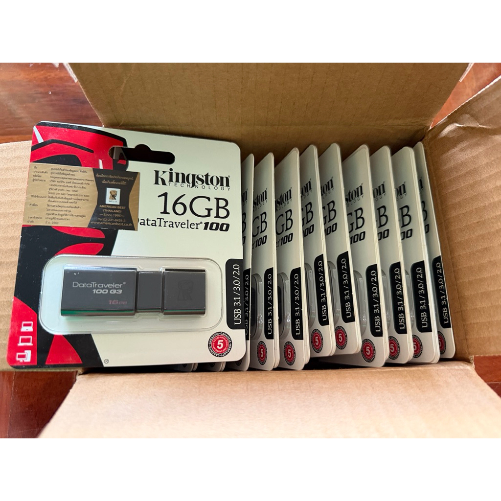 KINGSTON 16GB 32GB 64GB Flash drive - แท้ประกันศูนย์