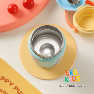 EKOKIDS FOOD JAR กระปุกอาหารสแตนเลส 304 สำหรับใส่อาหารและเครื่องดื่ม เก็บอุณหภูมิ ร้อน-เย็น แถมช้อนสแตนเลส 304 EKOZOU
