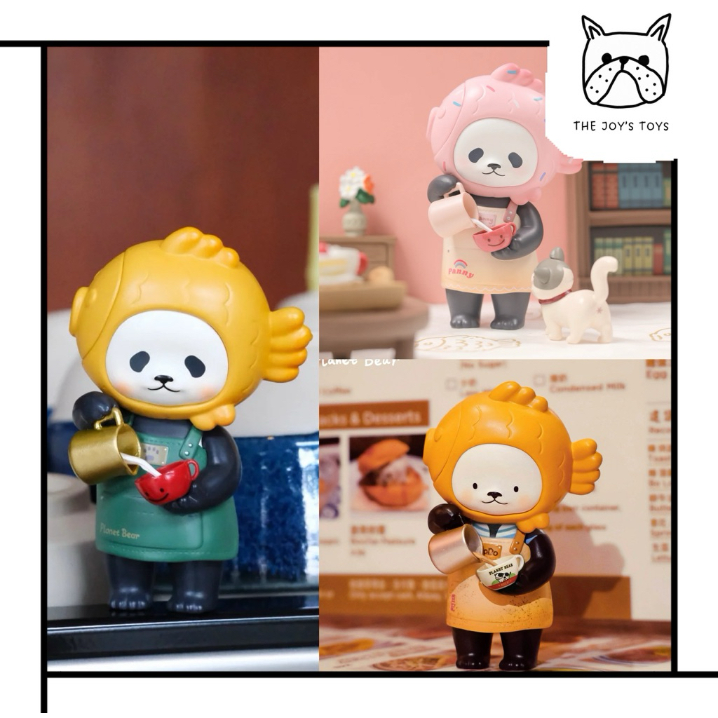[Pre order] Planet Bear Barista Serie ☕️Panpan Barista🧋Dodo Milk Tea บาริสต้าเขียว โดโด้ ชานม ของแท้ 100%