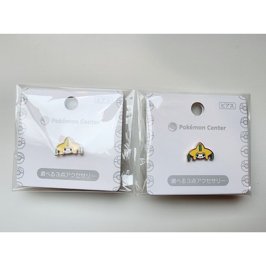 POKEMON Accessory Earing ลิขสิทธิ์แท้ จากญี่ปุ่น Jirachi : Set 2 ชิ้น