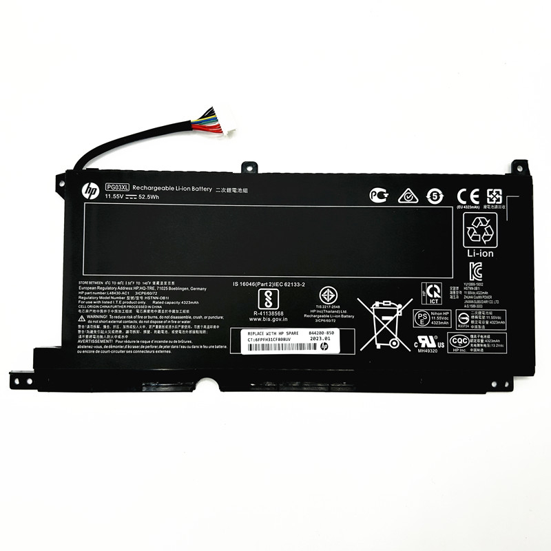 HP PG03XL Laptop Battery Compatible with HP 15-dk0000 15-ec1086AX 15-ec0056AX