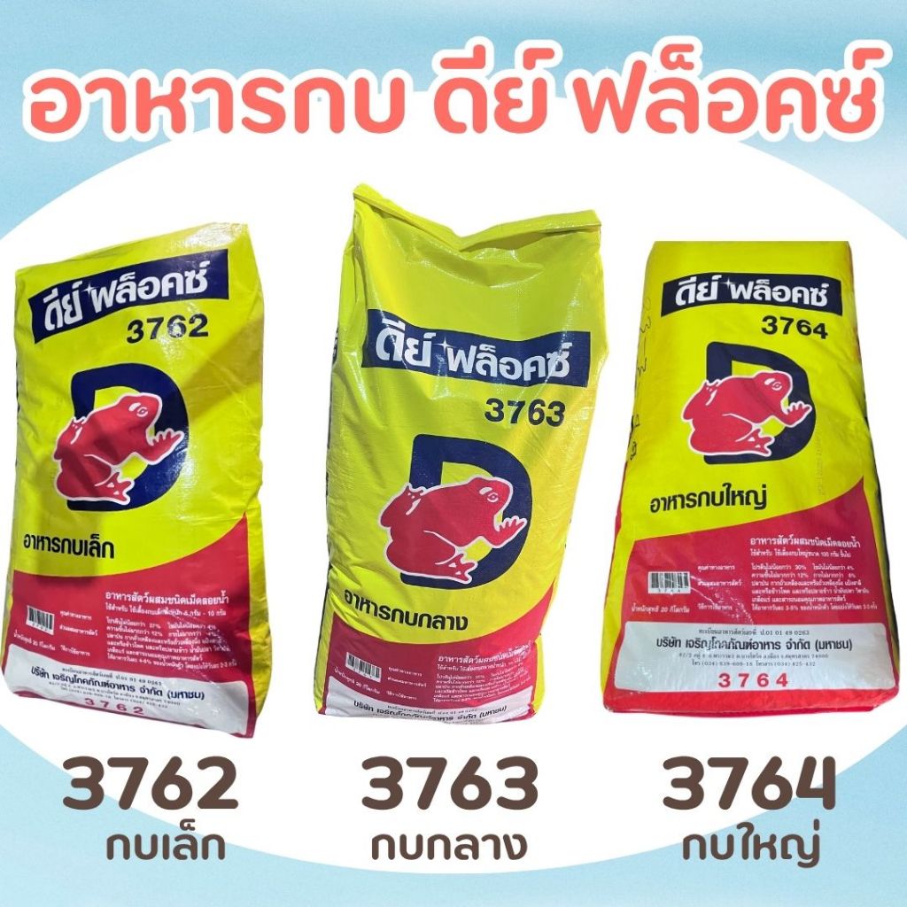[แบ่งขาย 1 kg] อาหารกบ CP ดีย์ฟล็อกซ์ โปรตีนสูง