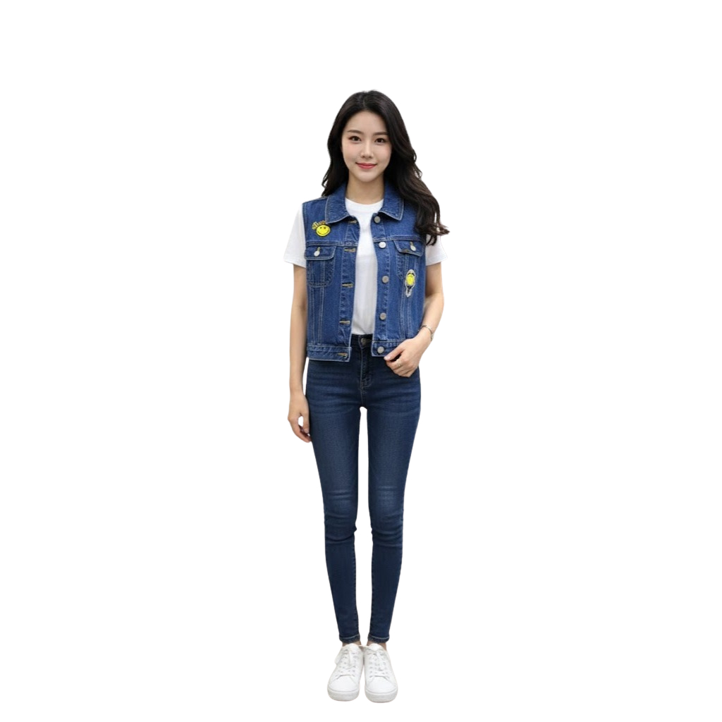 LEE  เสื้อกั๊กผู้หญิง  สียีนส์