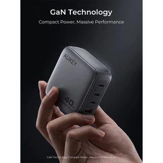 AUKEY PA-B10 Nova Pins 140W หัวชาร์จเร็ว GaN อะแดปเตอร์ 4 พอร์ต เปลี่ยนปลั๊กได้ทั่วโลก