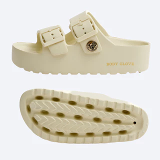 BODY GLOVE Women's Sandals 2026 รองเท้าแตะ ผู้หญิง สีครีม-ดำ