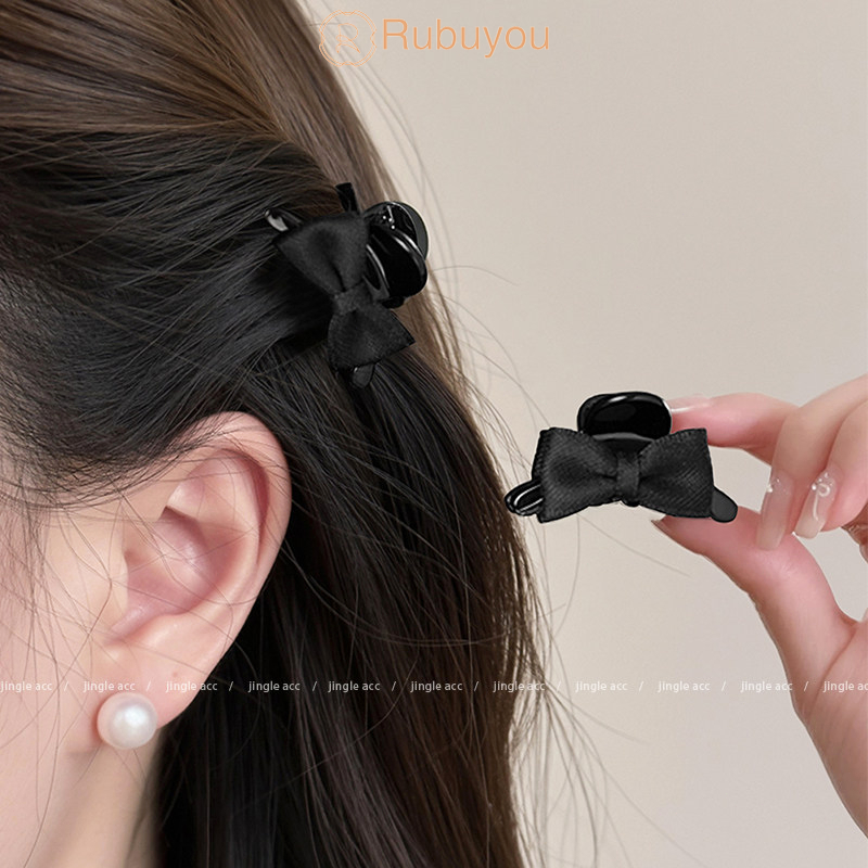 Rubuyou ประดับโบว์ กิ๊บติดผมเล็ก ละเอียดอ่อน แฟชั่น หน้าม้า คลิปด้านข้าง สไตล์เจ้าหญิง สำหรับผู้หญิง-COD💕