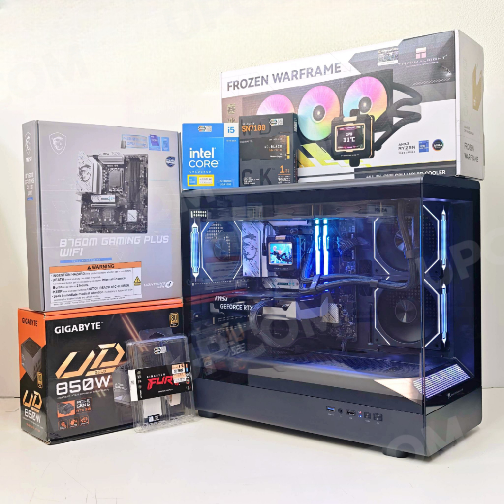 [คอมประกอบมือ2]☑️I5 14600K☑️DDR5 32GB☑️M.2 1TB 👉เลือกการ์ดจอได้👈 🎉