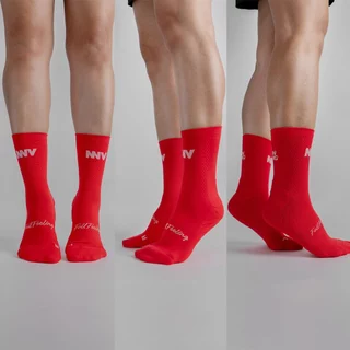 NNV Running Socks ถุงเท้าไร้ตะเข็บ ข้อกลาง กระชับฝ่าเท้าไม่ดิ้น หนานุ่มฝ่าเท้าพอดี
