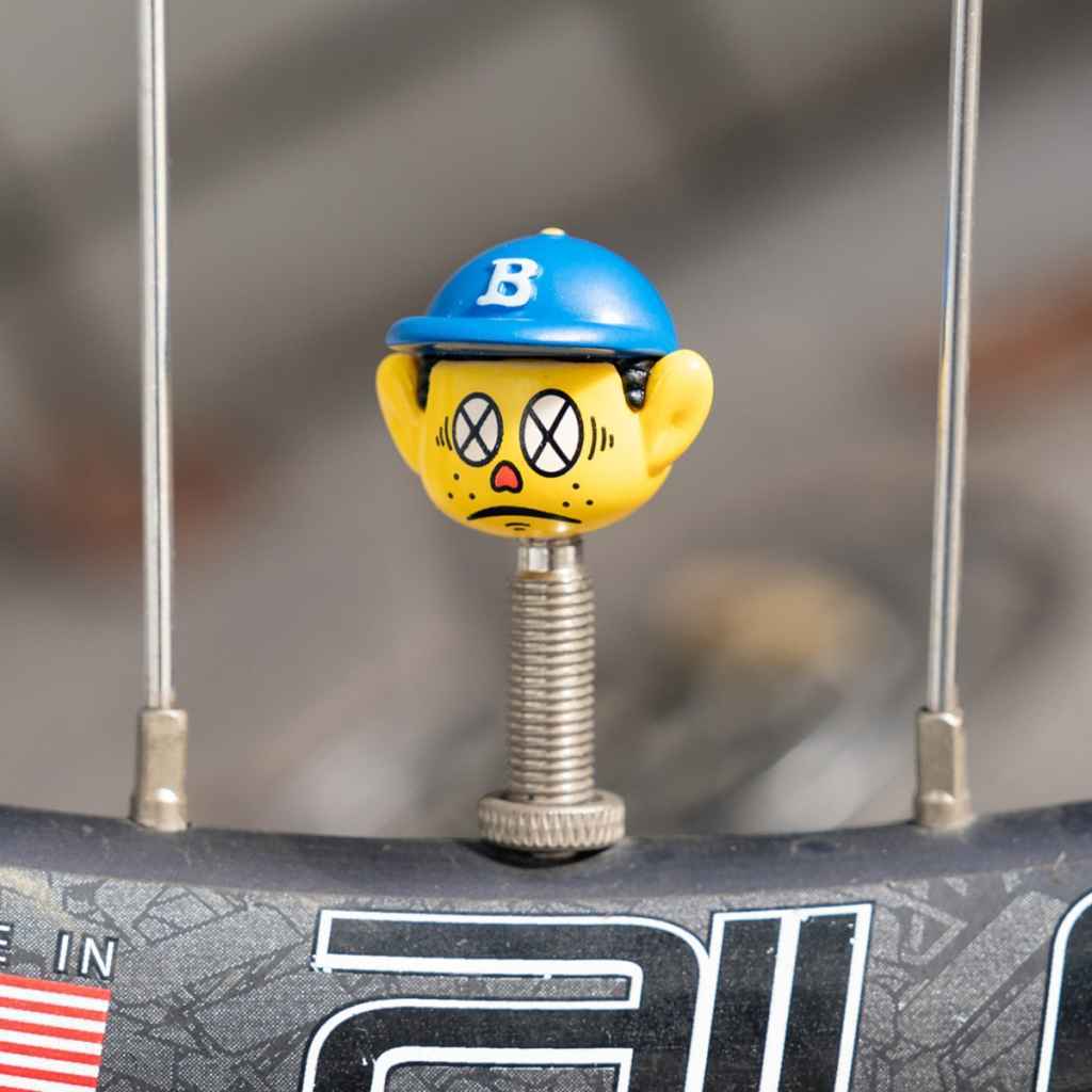 Anzen Kun (น้องปลอดภัย) Valve Cap สำหรับวาล์วเล็กเท่านั้น