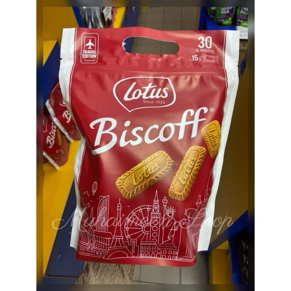 ขนม Lotus Biscoff Biscuit ขนาด 375g. (30p)