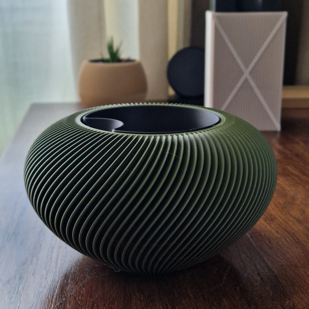 กระถางต้นไม้ Modern Minimal 3D | Self-Watering | แต่งบ้าน แต่งโต๊ะทำงาน | Seed Premium Tone