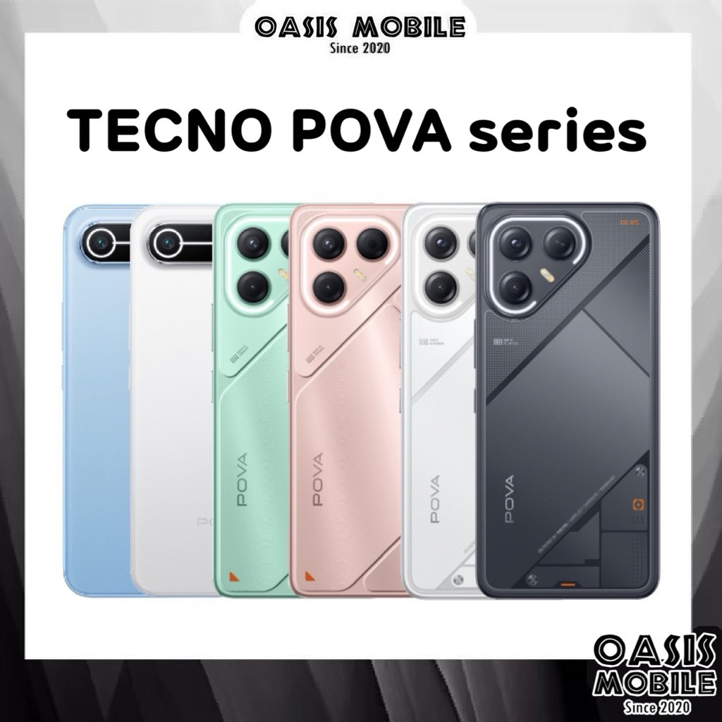 ล่าสุด TECNO POVA series | Pova Slim Dimen 6400 | Pova 7 5G Dimen 7300 | Pova 7 Ultra Dimen 8350 Ult