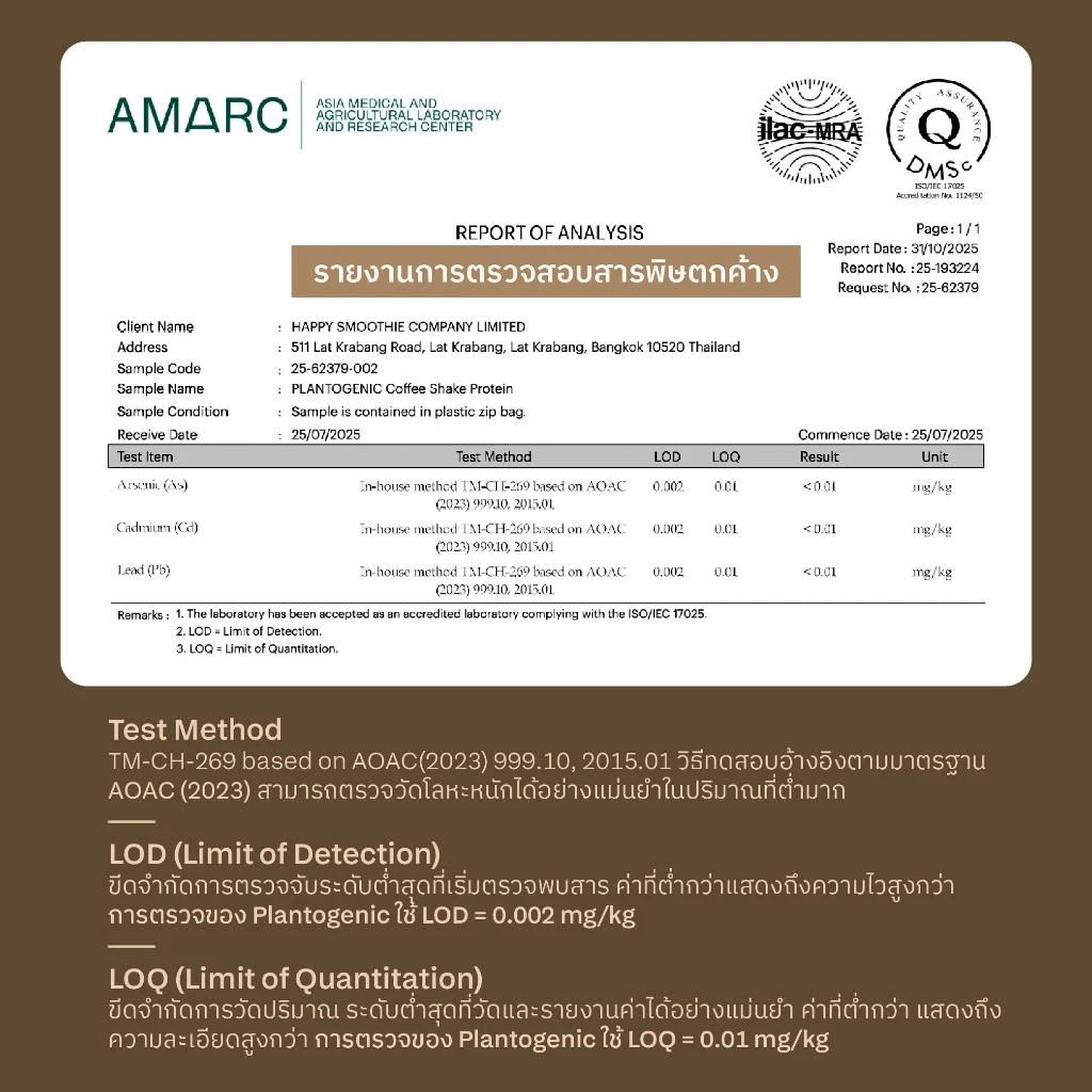 Plantogenic - Coffee Shake Plant Protein โปรตีนพืชรสกาแฟ โปรตีน 20g NON-GMO ไม่มีถั่วเหลือง ไม่เติมน้ำตาล (Plant-based) thumbnail 4