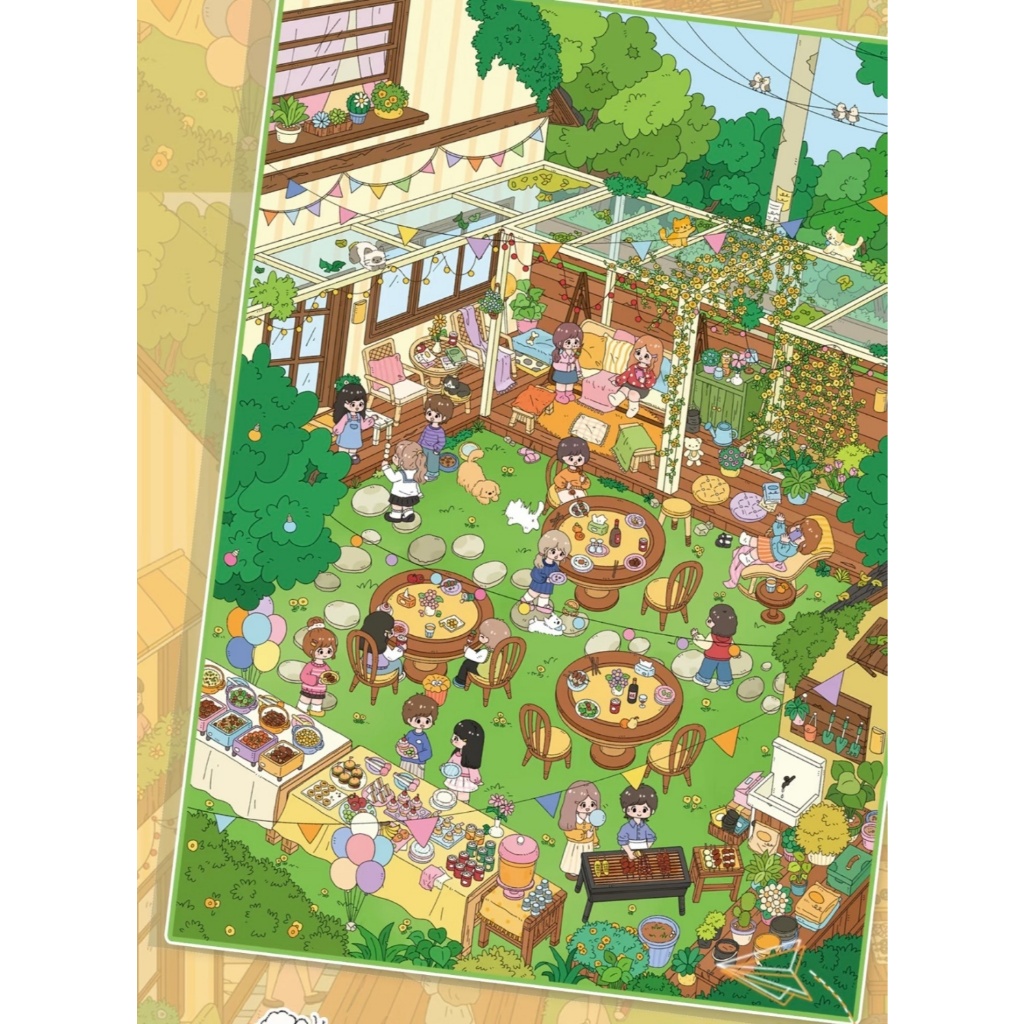 สติ๊กเกอร์ 3D Sticker Scene [ชุด Little Yard 37.0] DIY ฉากสติ๊กเกอร์ภูมิทัศน์กันน้ำตกแต่ง**มีมาร์ค**พร้อมส่ง*** ราคา ถูกที่สุด ดีลบีเคเค แกลเลอรีภาพที่ 2