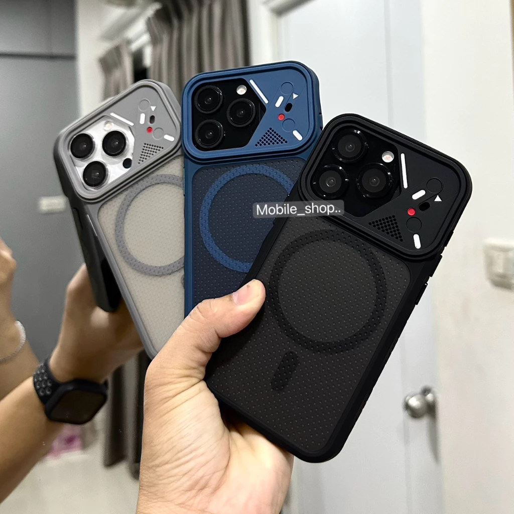 🔥มีส่งด่วน ในกทม.🔥 เคสไอโฟน เคสกันกระแทก Magnetic กันรอยนิ้วมือ ดีไซน์17Series ปิดปุ่มคาเมร่า