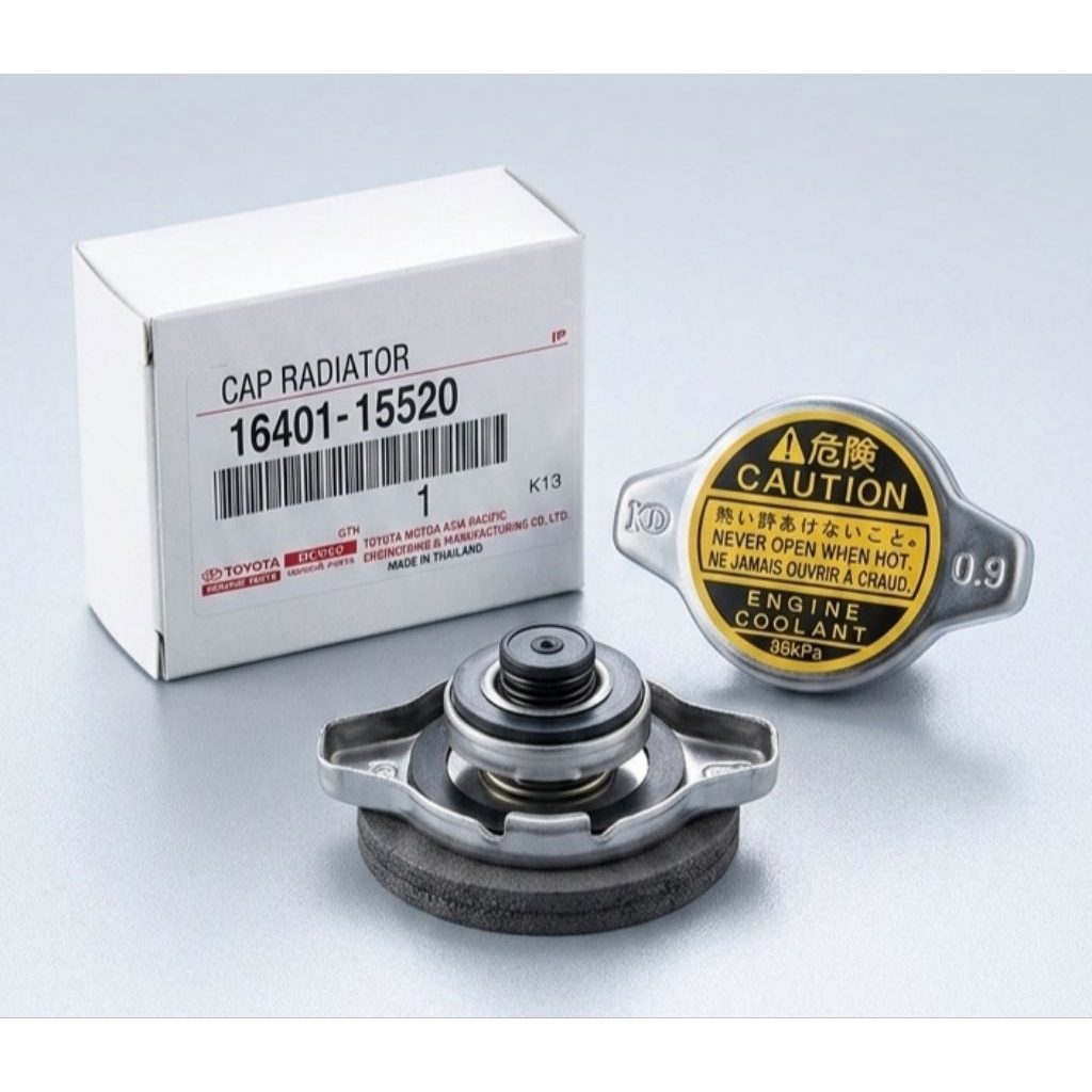 ฝาหม้อน้ำ โตโยต้า โคโรลล่า อัลติส แท้ห้างอะไหล่ จุกเล็ก 0.9Bar Toyota Corolla Altis ทุกปี ทุกรุ่น  ใช้แบบจุก