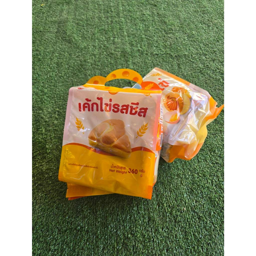 เค้กไข่ เค้กไข่รสชีส Fruitasy ใหม่ อร่อย (1 ถุง มี 12 ชิ้น) ฟรุ๊ตทาซี่