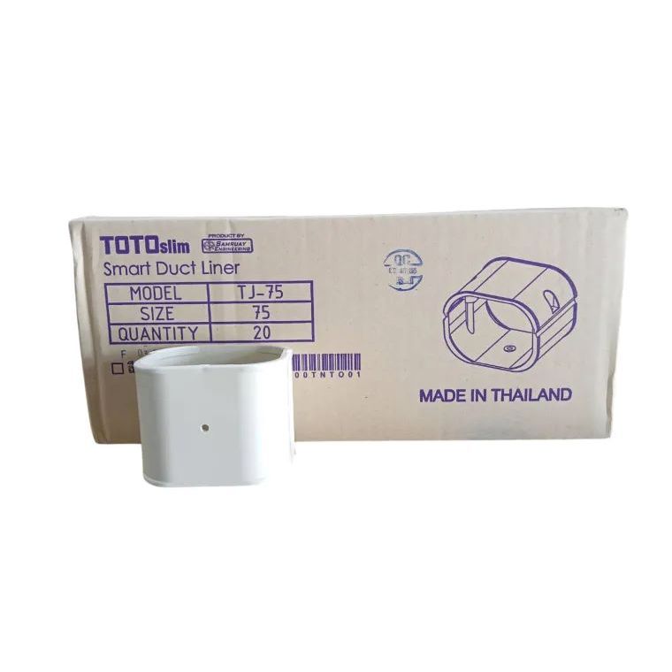 ต่อตรงรางท่อแอร์ ขนาด 75 mm. ยี่ห้อ TOTO TJ-75