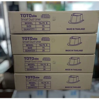 ข้อต่อแบบติดฝ้า เกือกม้า รางท่อแอร์ ขนาด 75 mm. ยี่ห้อ TOTO TA-75