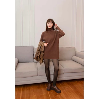 W33 Winter Mini Dress เดรสไหมพรมสั้น กันหนาว ผ้าหนา