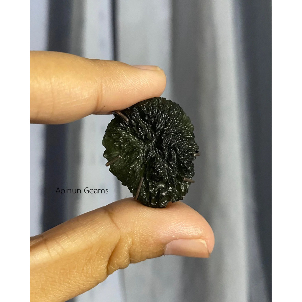 พร้อมส่ง 🔥 หินธรรมชาติแท้  Moldavite / Libyan Desert Glass / Tektite จี้หิน & หินดิบ ยกเซ็ต 🛘✨