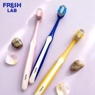 BUOOLA แปรงสีฟันหัวบางพิเศษ Slim Head Toothbrush หัวบาง ขนนุ่ม ลดคราบพลัค ทำความสะอาดลึก แพ็คคู่2ชิ้น