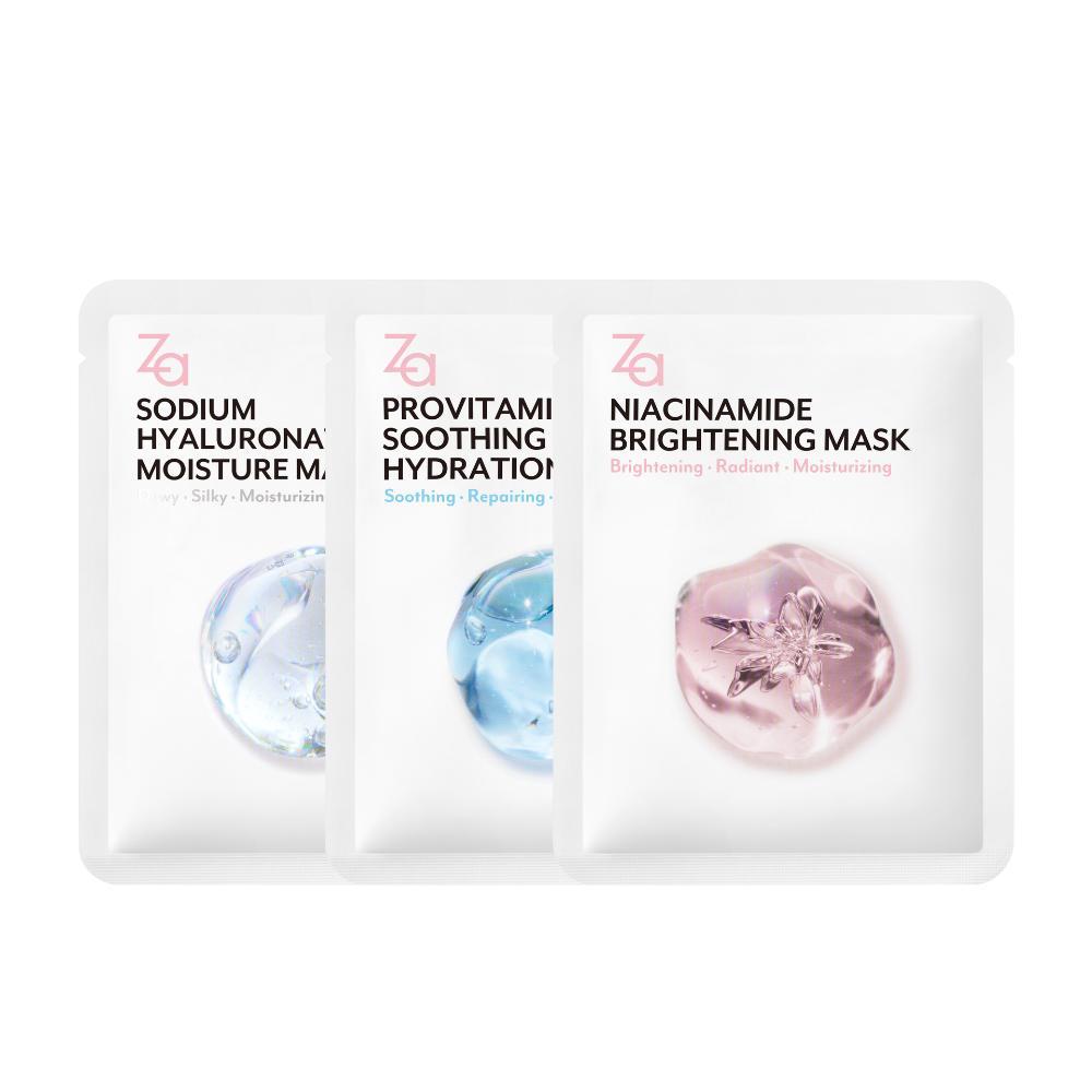 [3Pcs] Za Facial Mask - คละสูตร