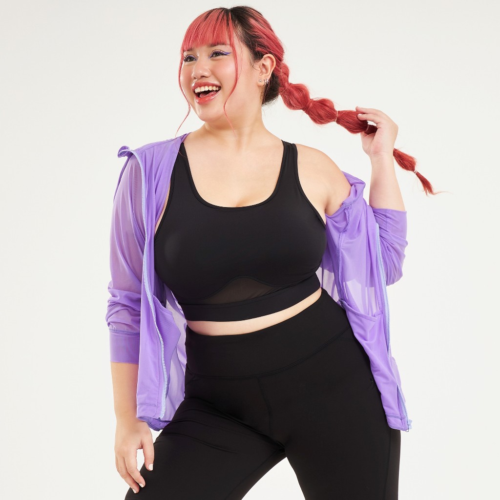(Plus Size) D&P Sport Mesh Jacket | Balance 2rd Drop | D-8124 เสื้อแจ็คเก็ตมีฮู๊ด ออกกำลังกาย ระบายอากาศได้ดี