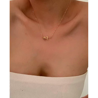 สร้อยสเตนเลสสตีล สร้อยประจำเดือนเกิด HER OBJECTIVE_HER BIRTH FLOWER NECKLACE