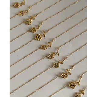 สร้อยสเตนเลสสตีล สร้อยประจำเดือนเกิด HER OBJECTIVE_HER BIRTH FLOWER NECKLACE